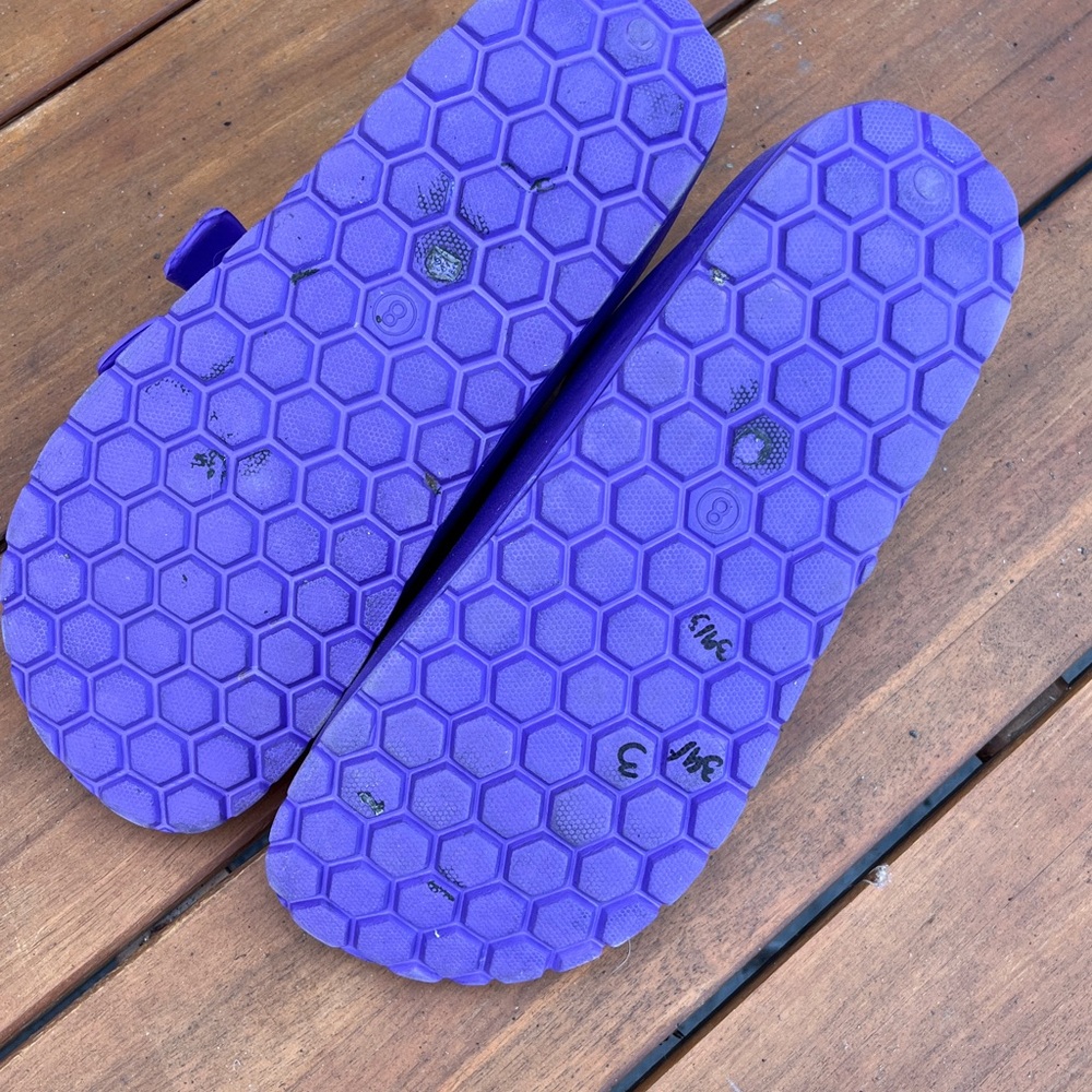 Beachy waterproof Purple double-strap Sandals - Picture 3 of 4